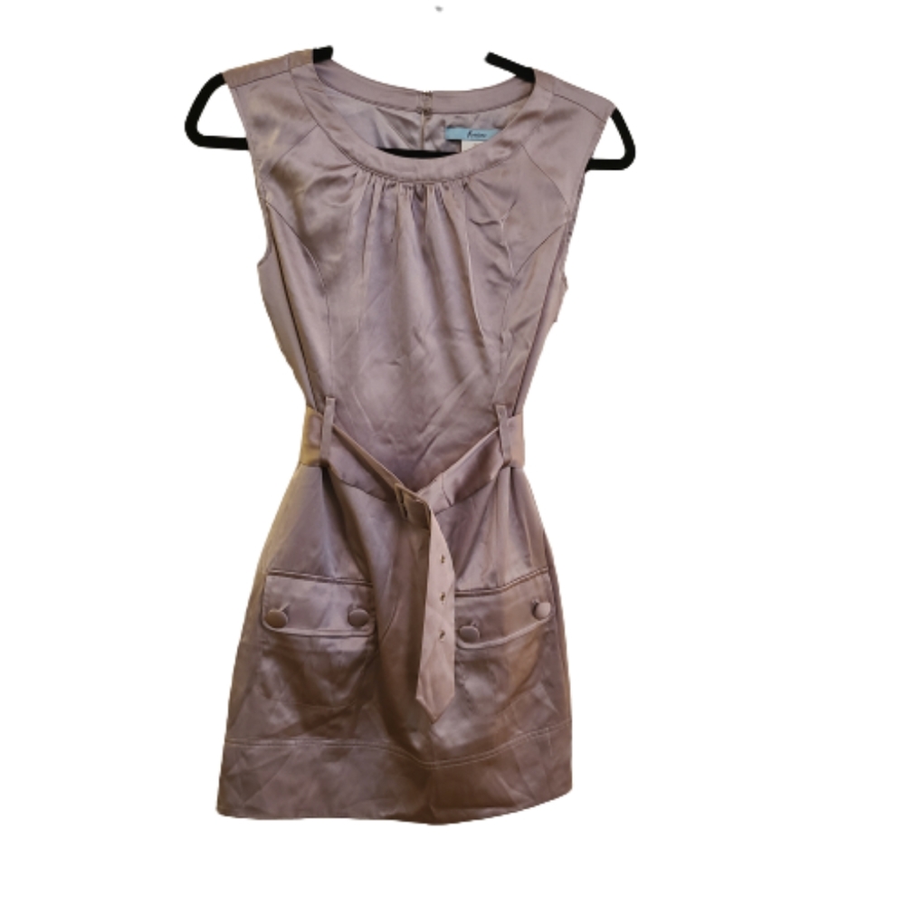 Marciano Womans Sleeveless Silk Dress
